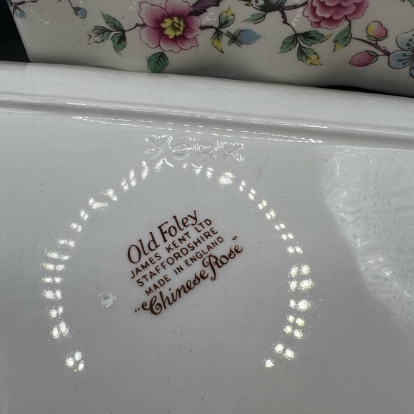 🍎OLD FOLEY Vintage Chesse Covered Dish🦜🌿 - Picture 5 of 7